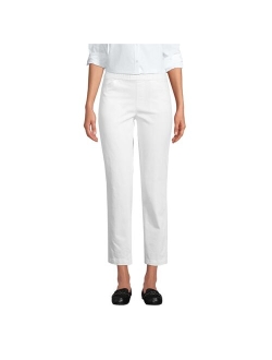 School Uniform Women's Mid Rise Pull On Knockabout Chino Crop Pants