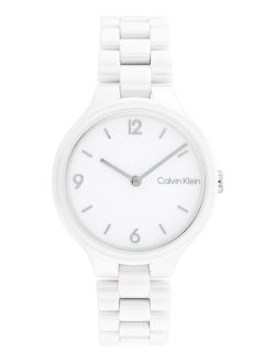 White Ceramic Bracelet Watch 32mm