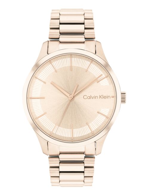 Calvin Klein Carnation Gold-Tone Bracelet Watch 35mm