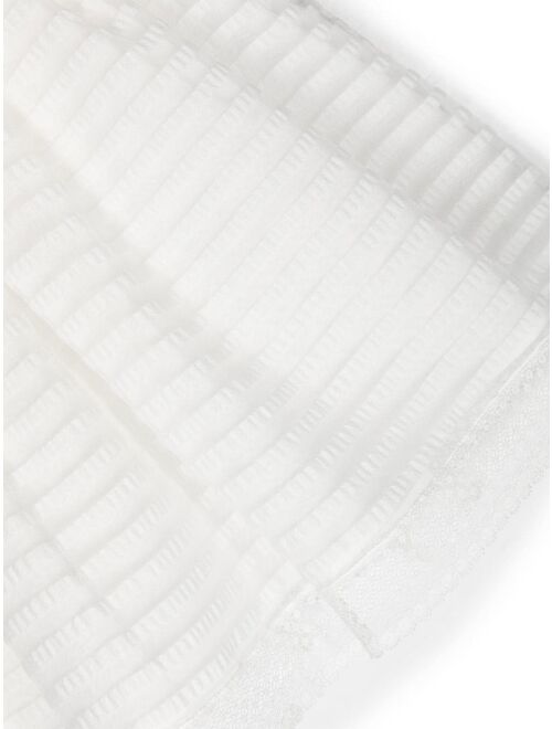 Patachou panelled short-sleeved dress