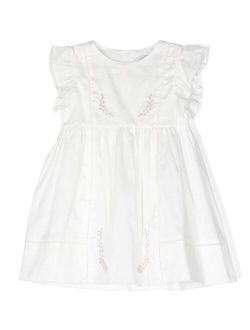 embroidered cotton dress