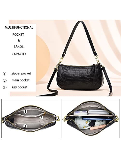 Baikeli Small Tote Shoulder Bags Purses for Women Retro Classic Crossbody Bags Cute Clutch Purse and Handbag