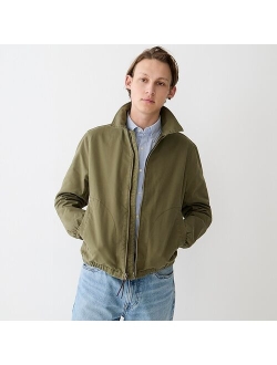 Harrington jacket in cotton twill