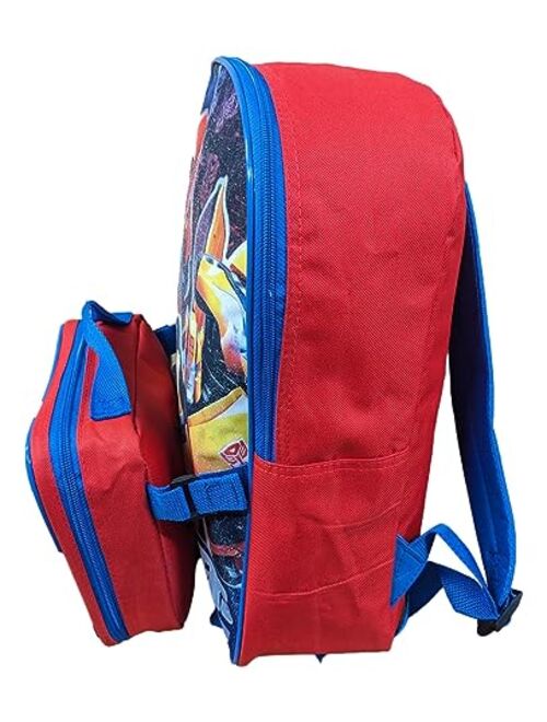 Transformers 16'' Full Size Backpack Lunchbox Set Bookbag School Set