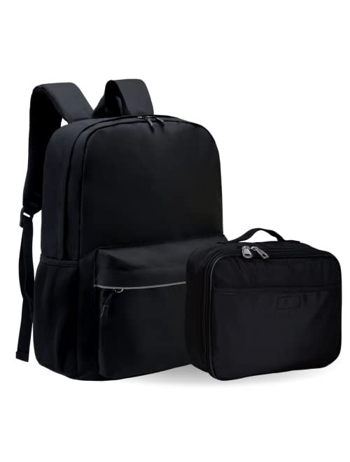 Fenrici Backpack and Lunch Box for Boys and Girls, School Bag with Laptop Compartment, Insulated Lunch Bag, Matching Set