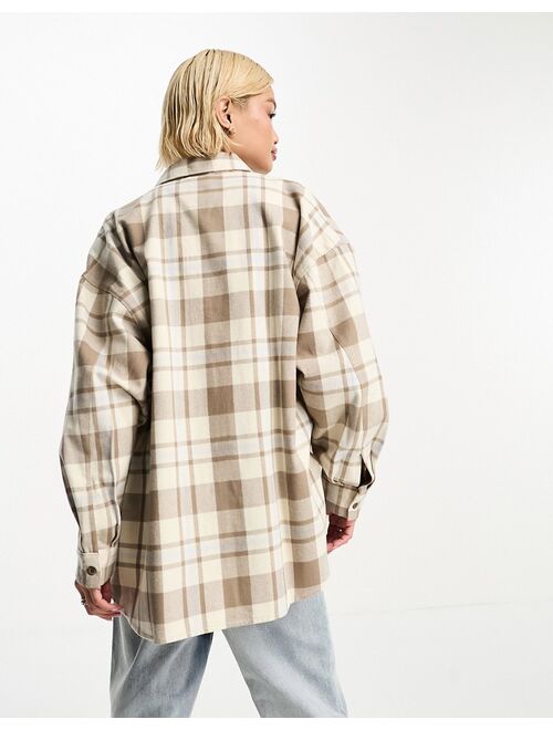 Dr Denim relaxed shirt in check