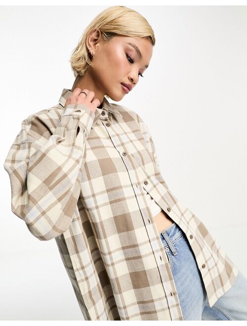 Dr Denim relaxed shirt in check