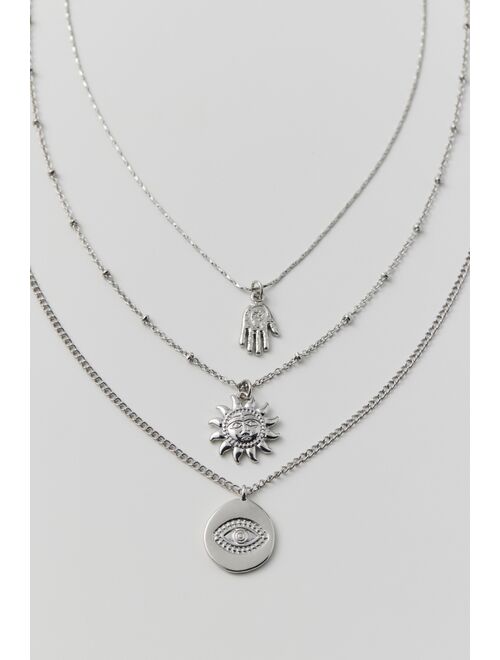 Urban Outfitters Celestial Layering Necklace Set