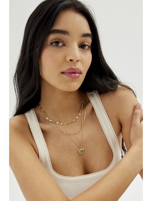Urban Outfitters Delicate Heart Layering Necklace