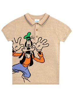 Boys Goofy Polo Shirt Kids Short Sleeve T-Shirt