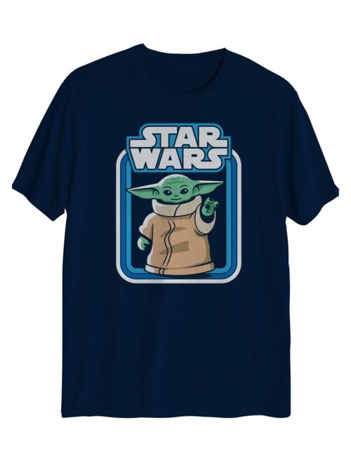 Big Boys Star Wars Retro Yoda Crewneck Graphic T-shirt