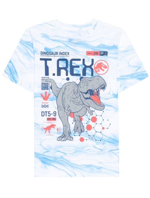 Jurassic Park Hybrid Big Boys Jurassic World Tie Dye Short Sleeve T-shirt