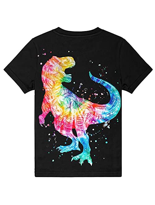 Hgvoetty Boys Girls Shirt Graphic T-Shirt for Kids 3D Short Sleeve Colorful Tops Tees 6-16 Years