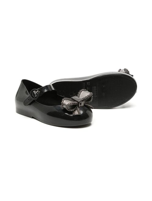 Mini Melissa bow-detailing ballerina shoes