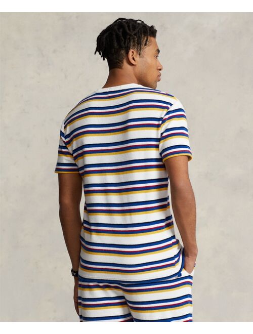 POLO RALPH LAUREN Men's Classic-Fit Striped Terry T-Shirt