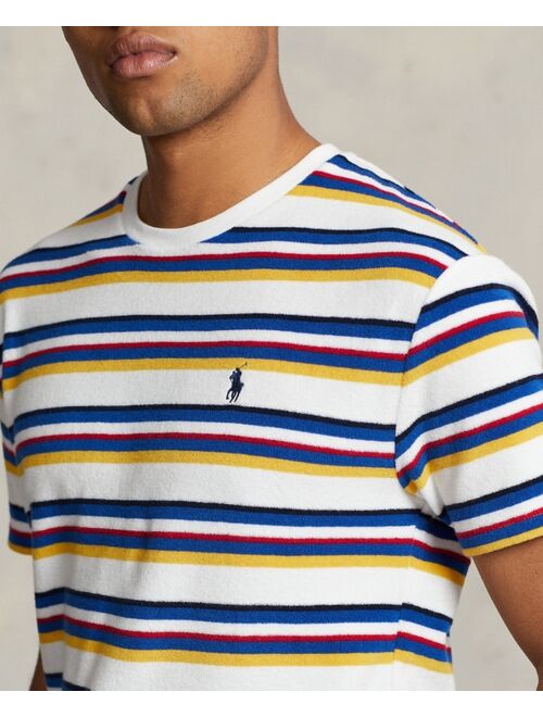 POLO RALPH LAUREN Men's Classic-Fit Striped Terry T-Shirt
