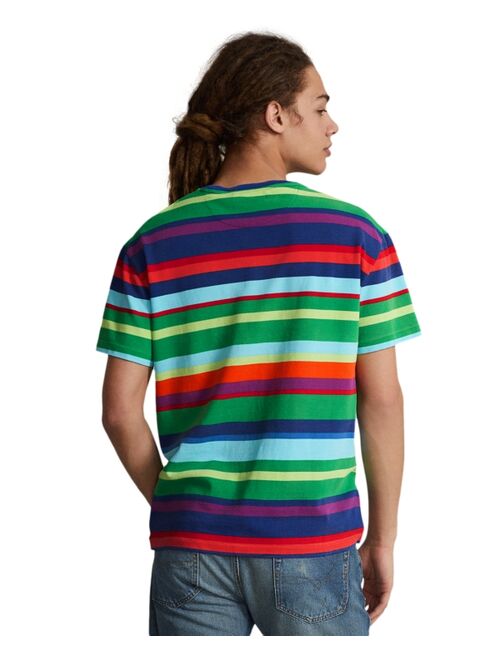 POLO RALPH LAUREN Men's Classic-Fit Striped Mesh T-Shirt
