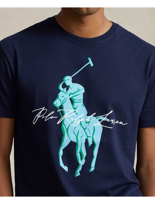 POLO RALPH LAUREN Men's Cotton Classic-Fit Big Pony Jersey T-Shirt