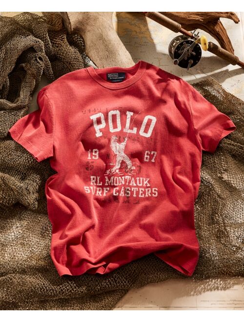 POLO RALPH LAUREN Men's Cotton Classic-Fit Jersey Graphic T-Shirt