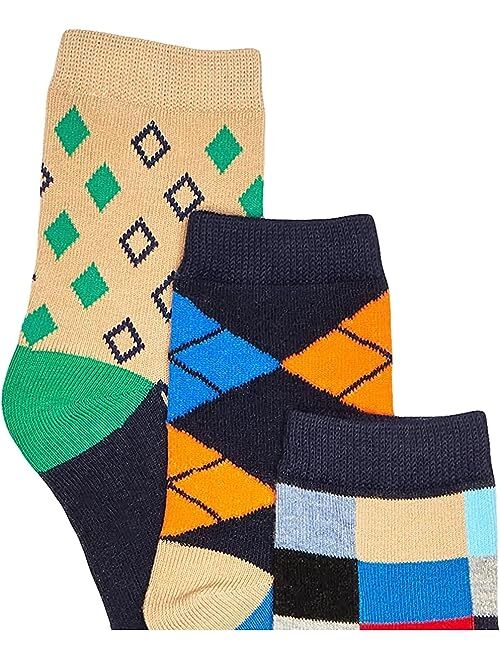 Jefferies Socks Boys Fun Colorful Dress Crew Socks 6 Pair Pack