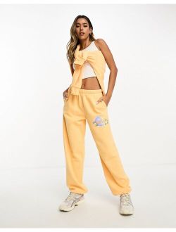 PacSun surf's up slouchy sweatpants in apricot cream