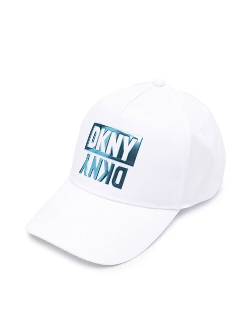 Dkny Kids embossed-logo baseball cap