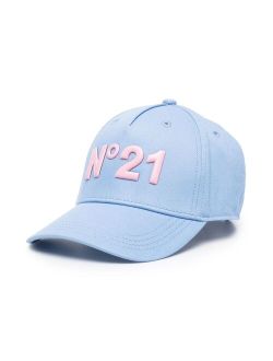 No21 Kids logo-embroidered baseball cap