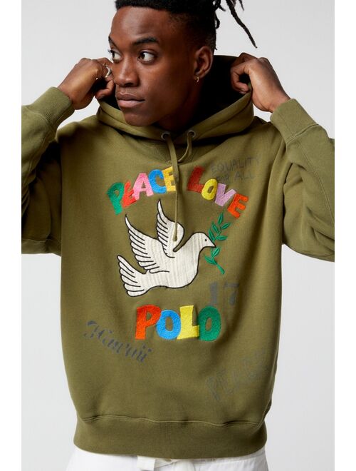 Polo Ralph Lauren Vintage Peace Embroidery Hoodie