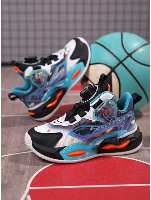Buy Shein Boys' Autumn/winter Double Mesh Sports Basketball Shoes ...
