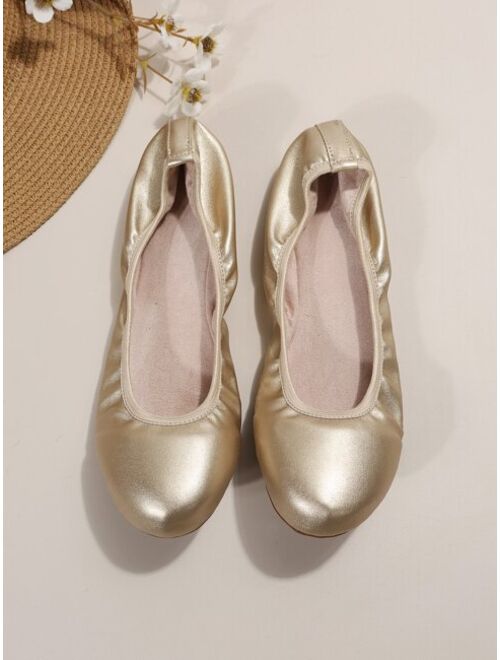 Metallic Ballet Flats