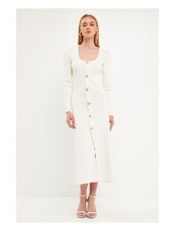 Women's Button-Down Maxi Dress