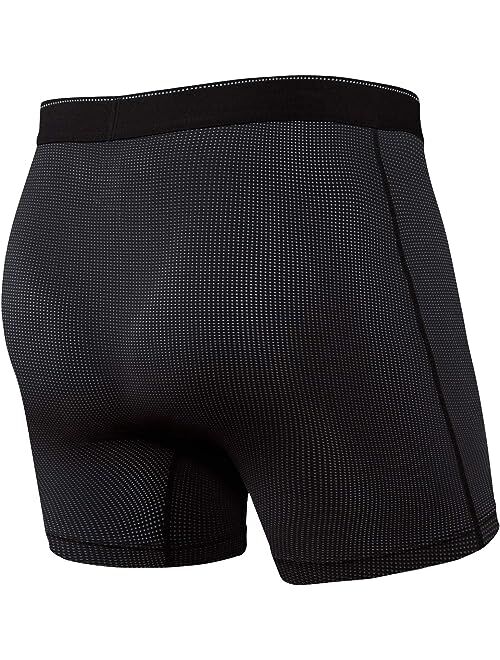 SAXX UNDERWEAR Quest Quick Dry Mesh Boxer Brief Fly