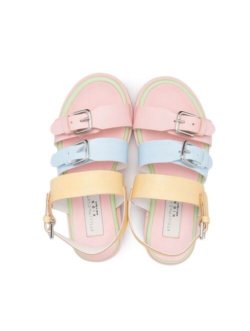 Stella McCartney Kids colourblock strappy sandals