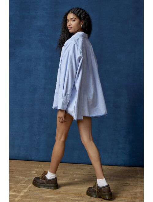 BDG Spliced Dad Button-Down Shirt