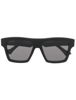 Eyewear rectangle-frame sunglasses