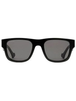 Eyewear logo-print square-frame sunglasses