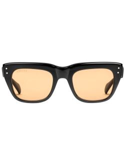 Eyewear square-frame tinted sunglasses