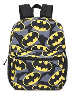 Comics Batman All Over Print Logo Full Size 16" Backpack