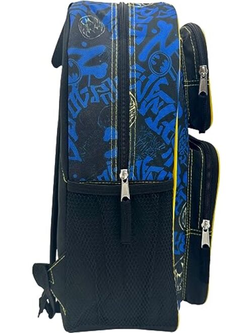 Fast Forward Kids Licensed 16 Large School Backpacks with Multiple Pockets (Batman)