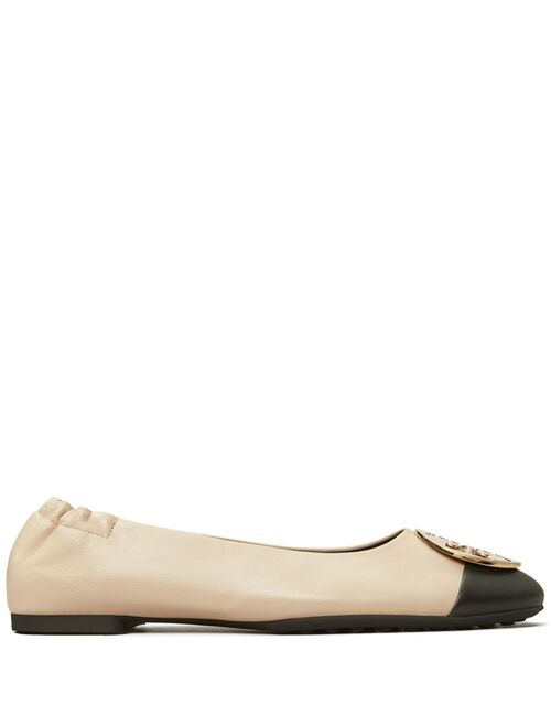 Tory Burch Claire cap-toe ballerina shoes