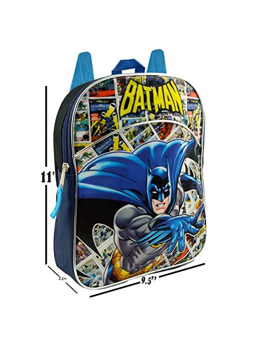 FF Batman 11" Mini Backpack, Black, One_Size (BAMIN)