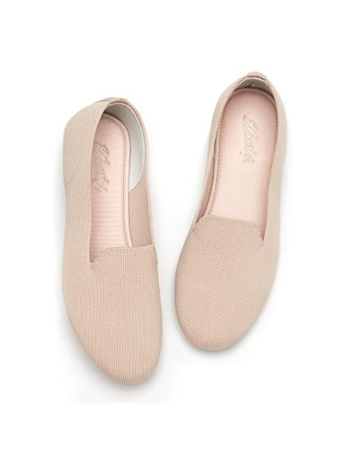 Weestep Women Ballet Flat Knit Slip on Shoe