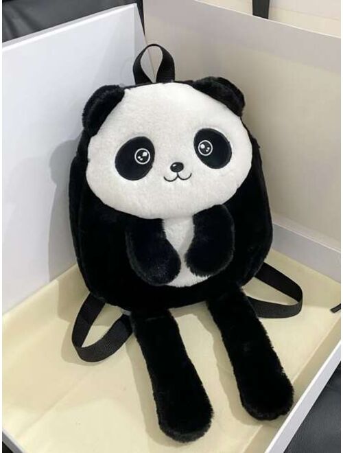 Shein Plush Panda Shaped Children's Backpack