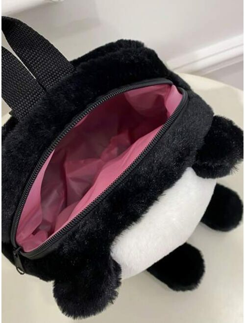 Shein Plush Panda Shaped Children's Backpack