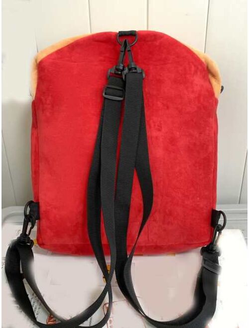 Shein Plush Cartoon French Fries Doll Zipper Closure Cute Backpack