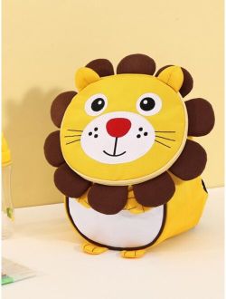 Shein Cute Cartoon Lion Designed Children Backpack