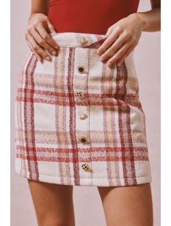 Claudette Check Mini Skirt