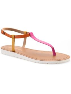 Kristi T-Strap Flat Sandals, Created for Macy's