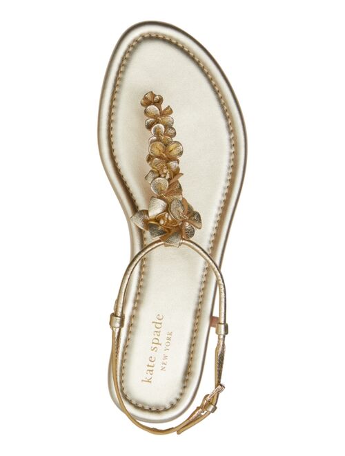 KATE SPADE NEW YORK Women's Rosalie Embellished T-Strap Sandals