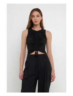 Women's Stretch Ruched Tank Top